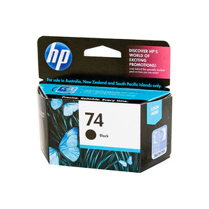 HP #74 Black Ink Cartridge - 220 pages