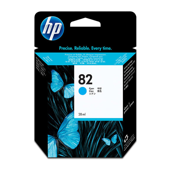 HP #82 Cyan Ink Cartridge - 3,200 pages