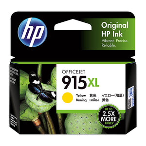 HP #915XL Yellow Ink Cartridge  - 825 pages