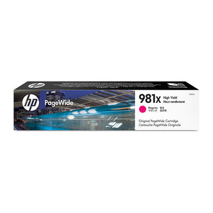 HP #981X Magenta Ink Cart L0R10A - 10,000 pages