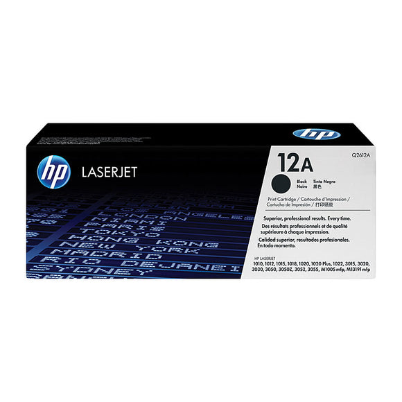 HP #12A Toner Cartridge - 2,000 pages 