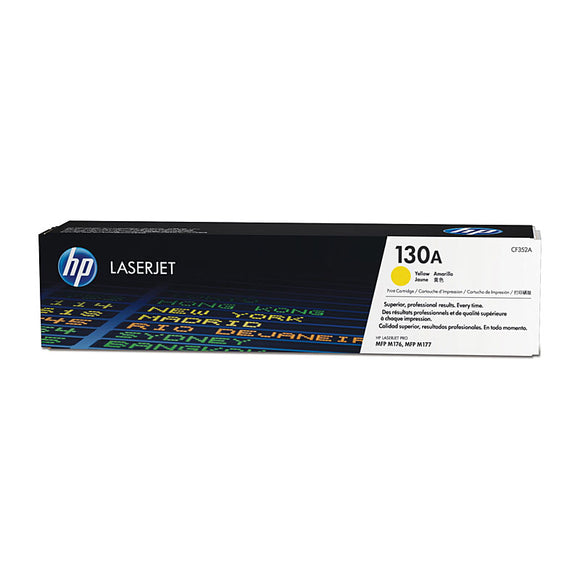 HP #130A Yellow Toner Cartridge - 1,000 pages