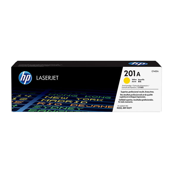 HP #201A Yellow Toner Cartridge - 1,400 pages