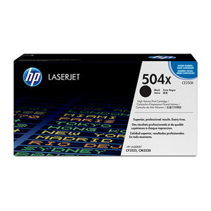 HP #504X Black Toner Cartridge - 10,500 pages 