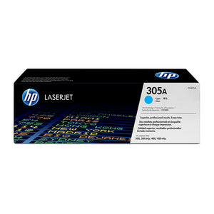 HP #305A Cyan Toner Cartridge - 2,600 pages 