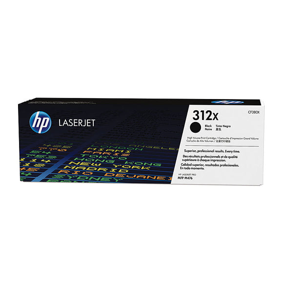 HP #312X Black Toner Cartridge - 4,400 pages