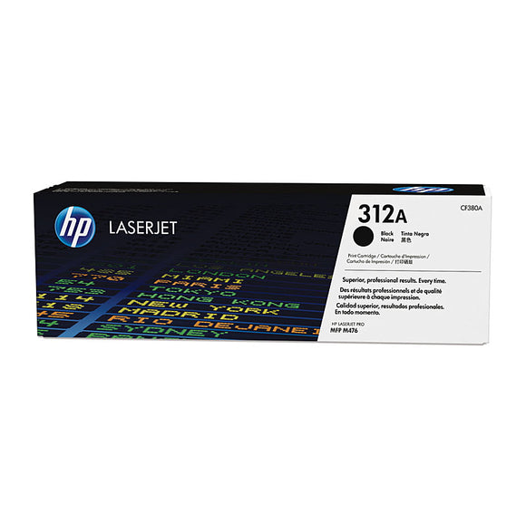 HP #312A Black Toner Cartridge - 2,400 pages