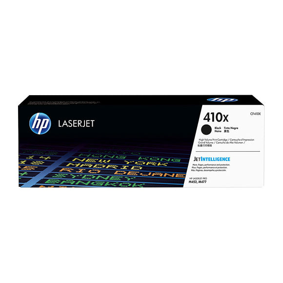 HP #410X Black Toner Cartridge - 6,500 pages