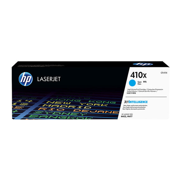 HP #410X Cyan Toner Cartridge - 5,000 pages