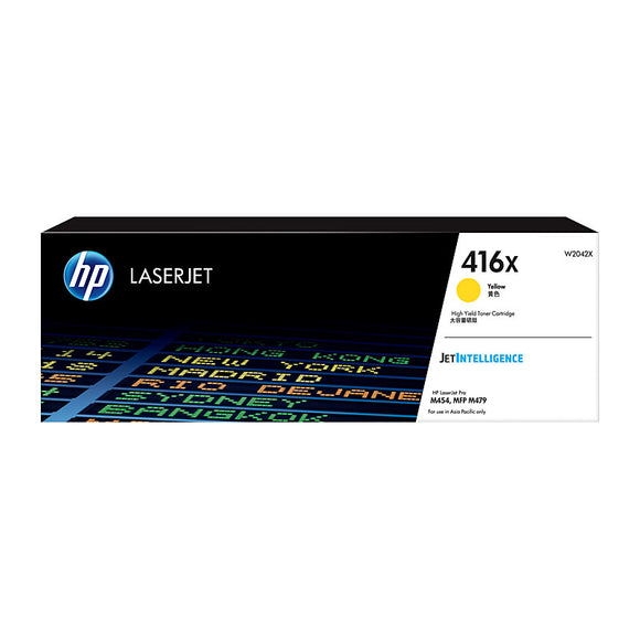 HP #416X Yellow Toner W2042X - 6,000 pages