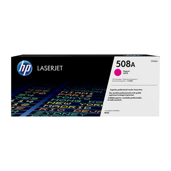 HP #508A Magenta Toner Cartridge - 5,000 pages