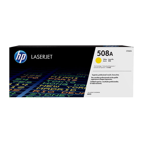 HP #508A Yellow Toner Cartridge - 5,000 pages