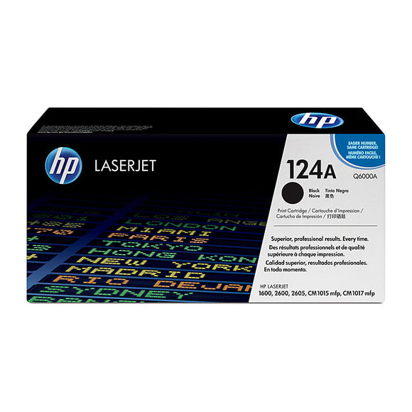 HP #124A Black Toner Cartridge - 2,500 pages 