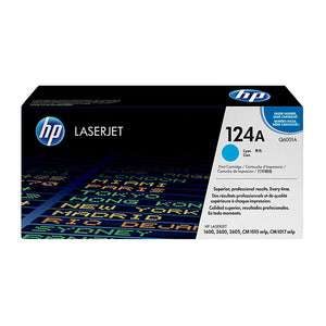 HP #124A Cyan Toner Cartridge - 2,000 pages 