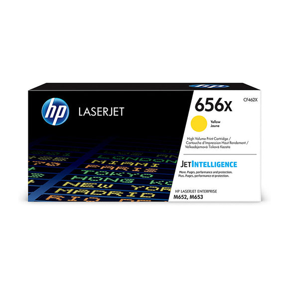 HP #656X Yellow Toner Cartridge - 22,000 pages