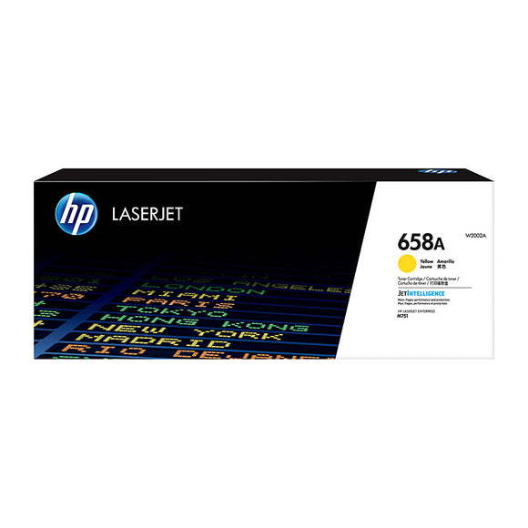 HP #658A Yellow Toner W2002A - 6,000 pages