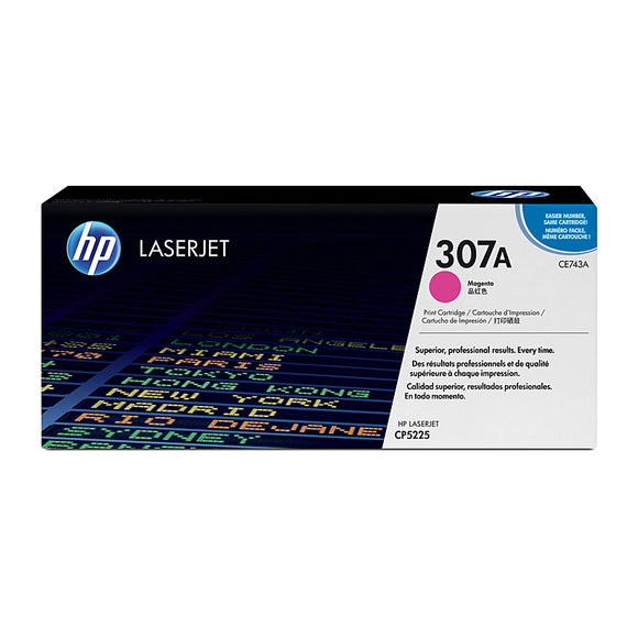 HP #307A Magenta Toner Cartridge - 7,300 pages 