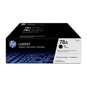 HP #78A Black Toner twin pack - 2,100 pages each 