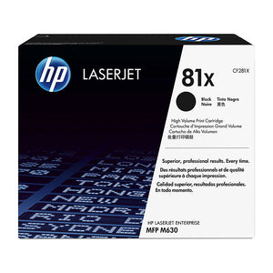 HP # 81X Black Toner - 25,000 pages