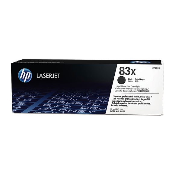 HP #83X Black Toner Cartridge - 2,200 pages