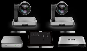 Yealink MVC940 Teams Video Conference Kit For X-Large Rooms, 2x UVC84 Camera, 1x MCore Kit, 2x WPP20, No Audio Devices Included