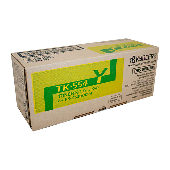 Kyocera FS-C5200DN Yellow Toner Cartridge - 6,000 pages - WSL