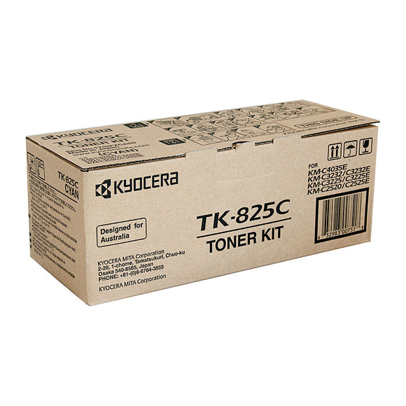Kyocera KM-C2520 / C3225 / C3232 / 4035 Cyan Copier Toner - 7,000 pages