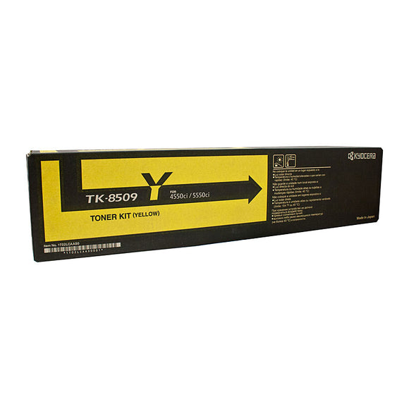 Kyocera TK8509Y Yellow Toner Cartridge - 30,000 pages