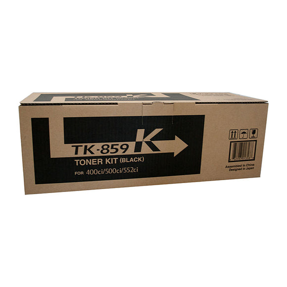 Kyocera TK859 Black Toner Cartridge - 25,000 pages