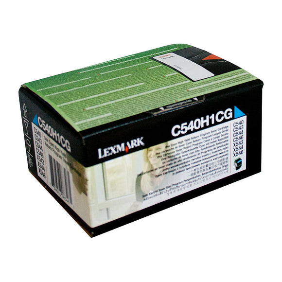 Lexmark C540H1CG Cyan Toner - 2,000 pages