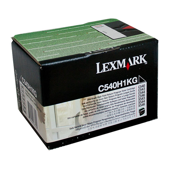 Lexmark C540H1KG Black Toner - 2,500 pages
