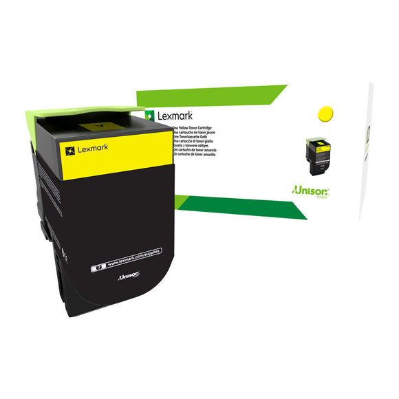 Lexmark 708HY HY Yellow Toner - 3,000 pages