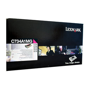 Lexmark C734 Magenta Toner Cartridge - 6,000 pages