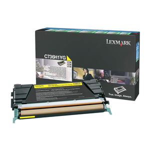 Lexmark C736 Yellow HY Toner - 10,000 pages