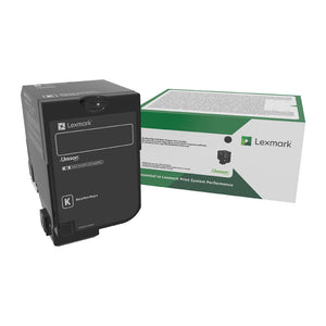 Lexmark 74C6HK0 HY Black Toner - 20,000 pages