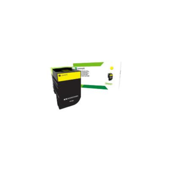 Lexmark 808SY Std Yellow Toner - 2,000 pages