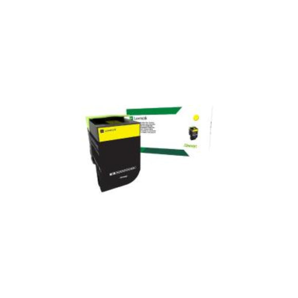 Lexmark 808M Yellow Toner - 1,000 pages