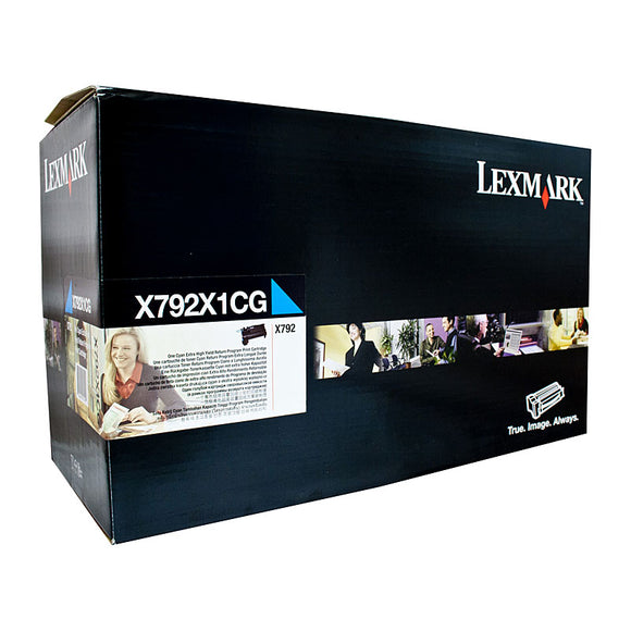 Lexmark X792X1CG HY Pre Cyan Cartridge - 20,000 pages
