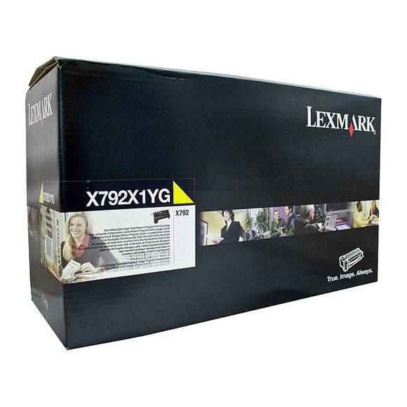 Lexmark X792X1YG HY Pre Yellow Cartridge - 20,000 pages