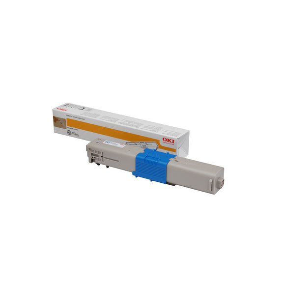 Oki C301 OKI C301/OKI C321 Yellow Toner Cartridge - 1,500 pages