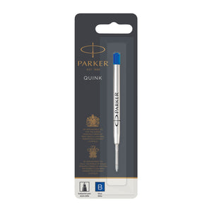 Parker Ballpoint Pen Refill Broad Tip Blue Ink provides an extra smooth writing experience and better ink flow, offering optimal reliability and performance. Tip: Broad. Ink Colour: Blue