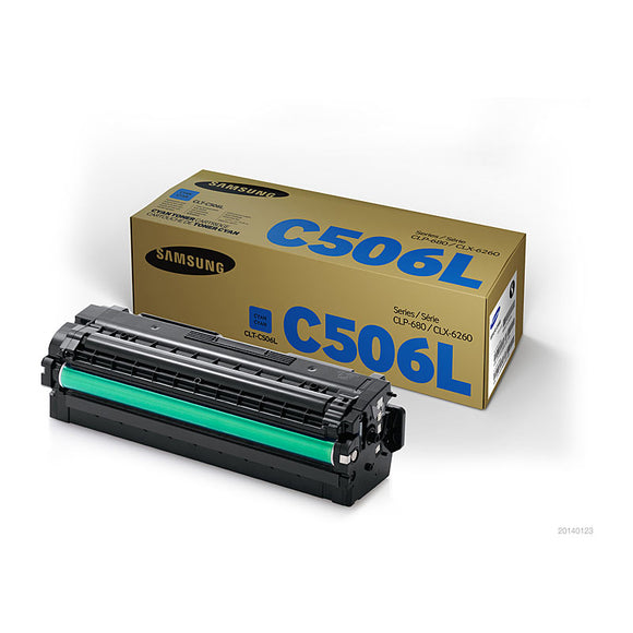 Samsung CLP680 / CLX6260 Cyan Toner Cartridge - 3,500 pages