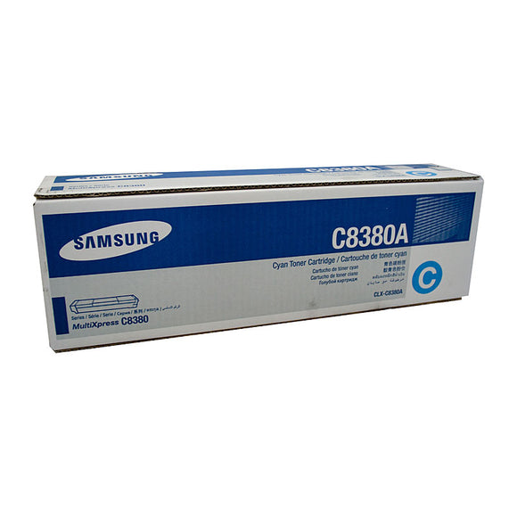 Samsung CLX-8380 Cyan Toner Cartridge - 15,000 pages @ 5% - WSL