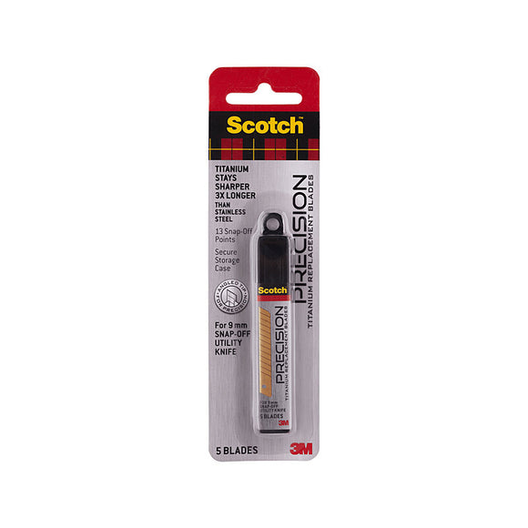 Scotch Utility Blades T1-RS Refill Small Pk5