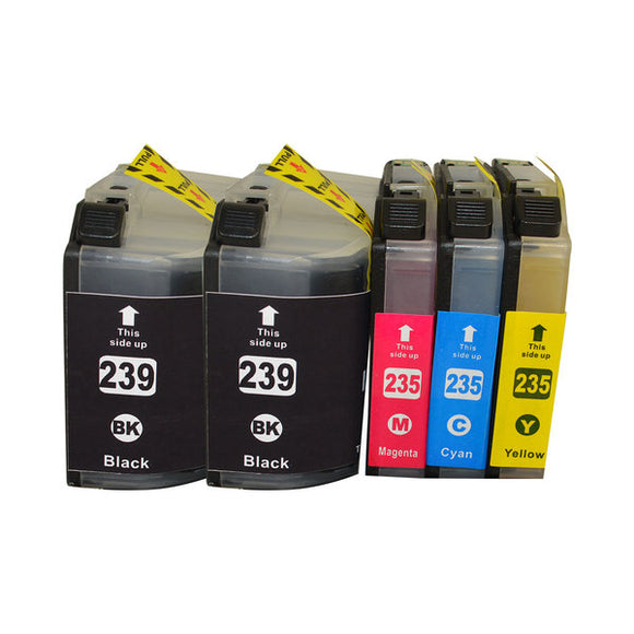 711XXL Series Compatible Inkjet Cartridge Set PLUS Extra Black (5 cartridges)