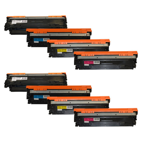 #201A Series Premium Generic Toner Cartridge set x 2 (8 cartridges)