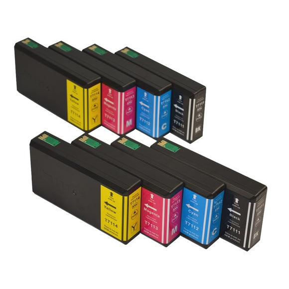 CLT-506L Premium Generic Remanufactured Toner Cartridge Set x 2 (8 cartridges)