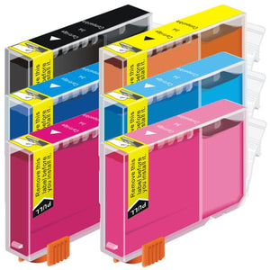 PGI-1600XL Premium Pigment Compatible Inkjet Cartridge Set (4 Cartridges)
