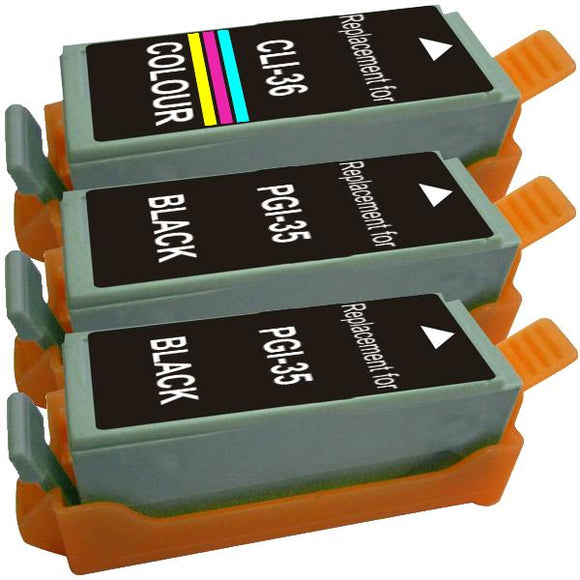 PGI-525 Compatible Inkjet Set 6 Cartridges [Boxed Set]