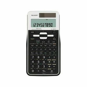 Sharp EL506XBWH 470 Math Function Scientific Calculator White has 469 scientific functions, 2-line display and multi-Line playback. Flexible, advanced and easy to use. This calculator covers all the needs of daily school and university demands. 